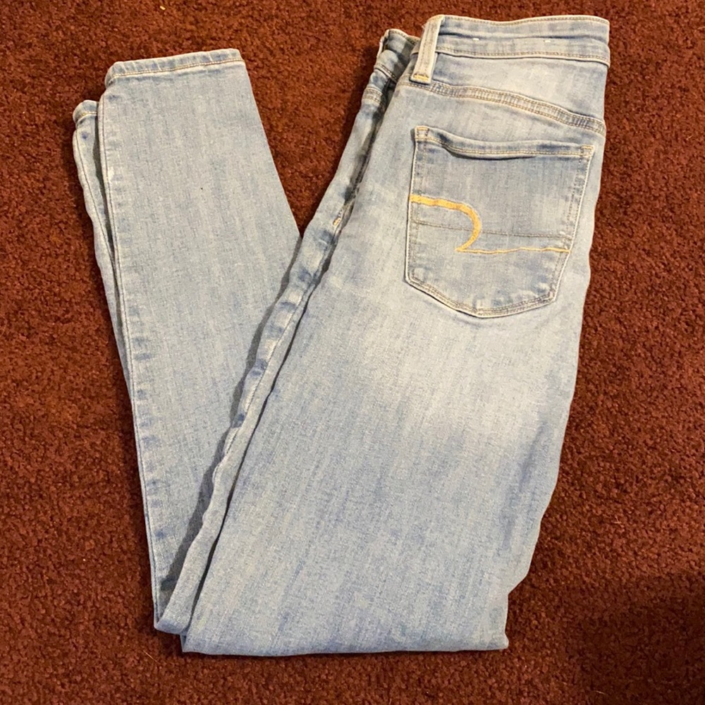 Light blue jeans